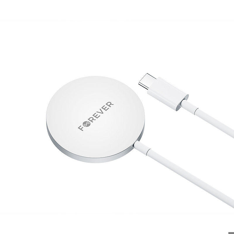 Forever MAWC-100 magnetic wireless charger 15W gray