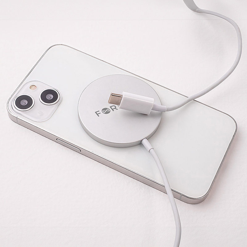 Forever MAWC-100 magnetic wireless charger 15W gray - Billede 3