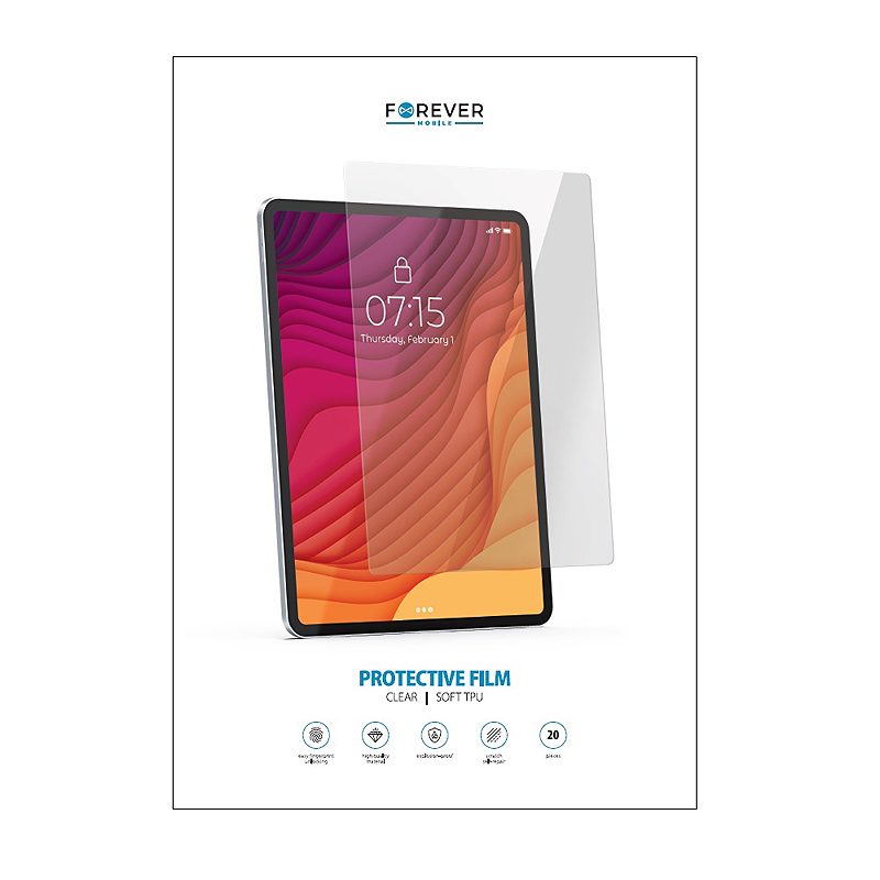 Forever set film anticrash for tablets for a cutting machine 20 pcs 22,5 x 32,5 cm - Billede 2