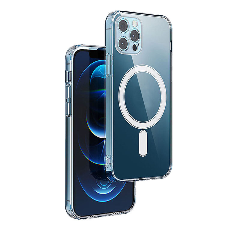 Anti Shock 1,5 mm Mag case for iPhone 15 Pro 6,1" transparent camera protection