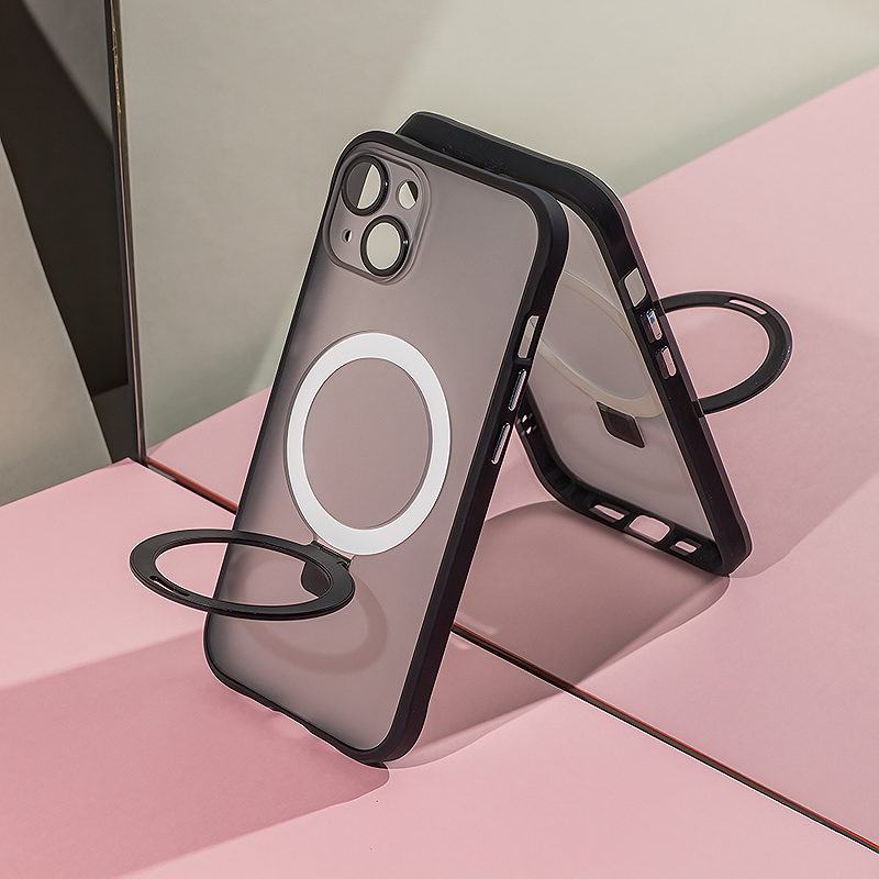 Mag Ring case for iPhone 15 Plus 6,7" black - Billede 5