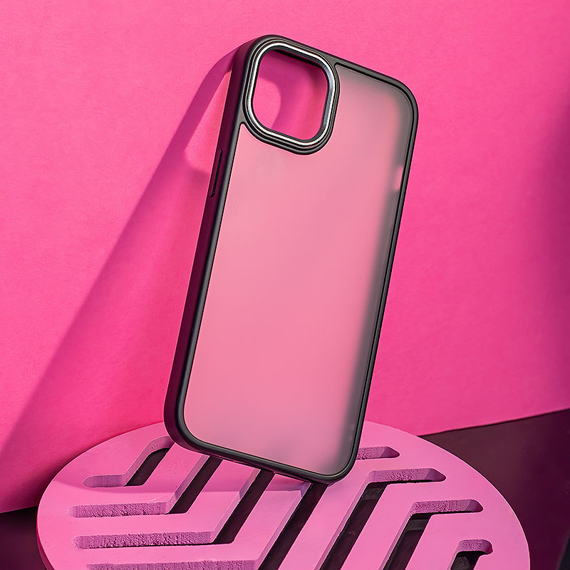 Satin Matt case for Samsung Galaxy S23 FE black - Billede 5