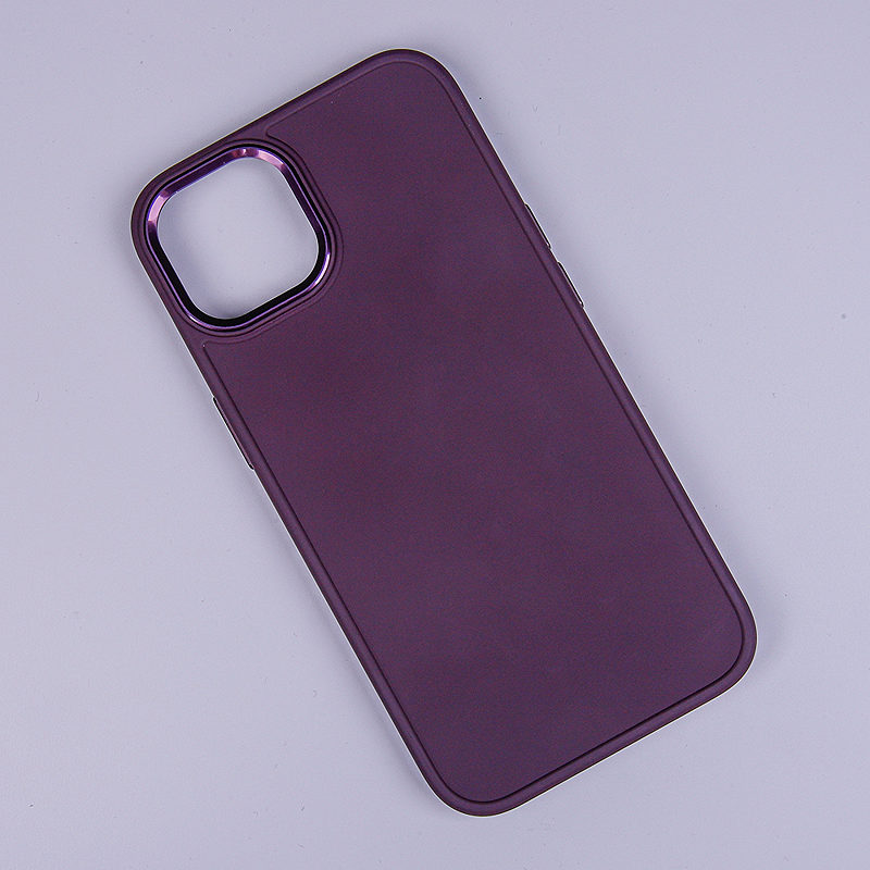 Satin case for Samsung Galaxy S23 FE burgundy - Billede 4