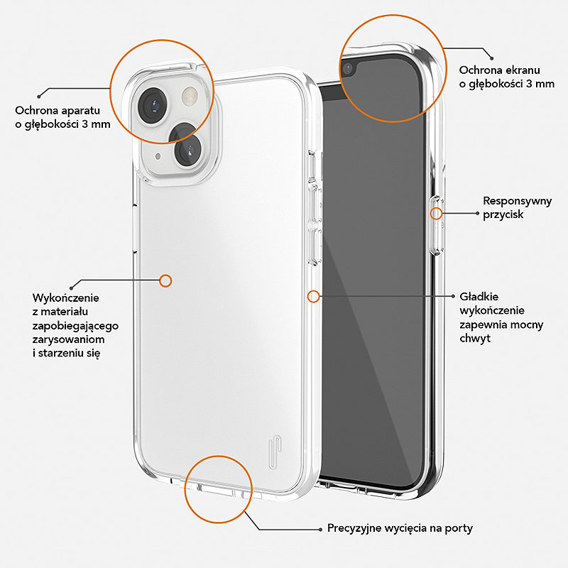 Ugly Rubber Pure case for iPhone X / Xs clear - Billede 5