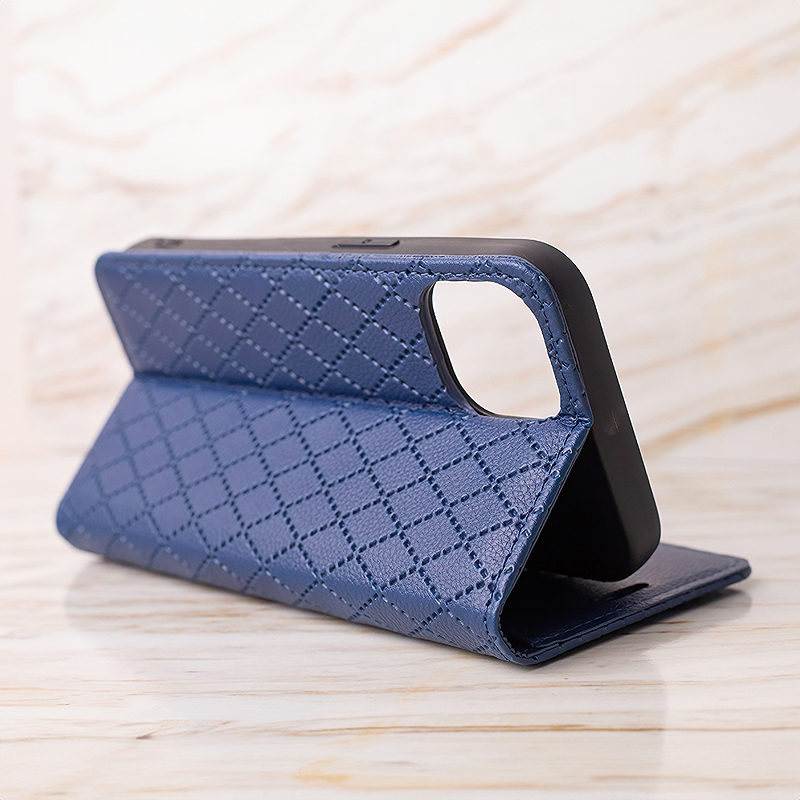 Smart Caro case for Samsung Galaxy A13 4G navy blue - Billede 5