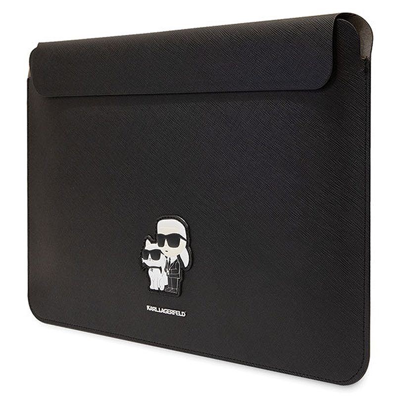 Karl Lagerfeld bag for laptop 14" KLCS14SAKCPMK black Saffiano Karl&Choupette - Billede 2