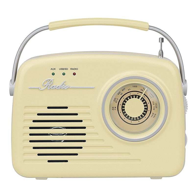 Setty Bluetooth speaker with radio Retro P350 beige