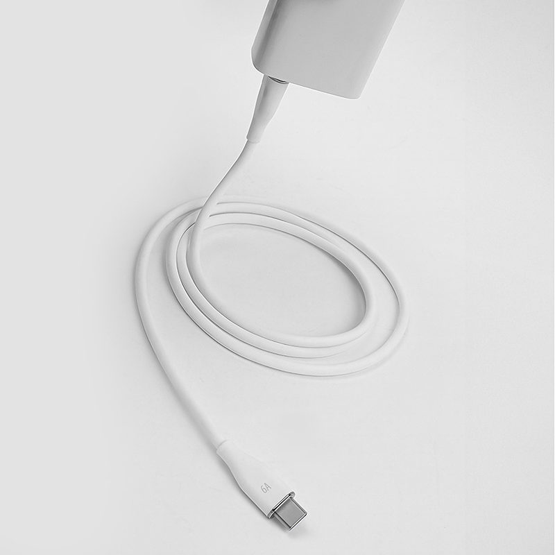 Forever cable USB - USB-C 1,0 m 6A white - Billede 5