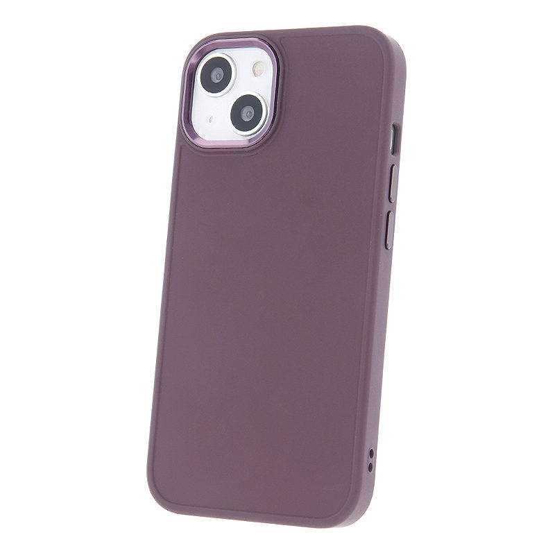 Satin case for Samsung Galaxy S24 Plus burgundy - Billede 3