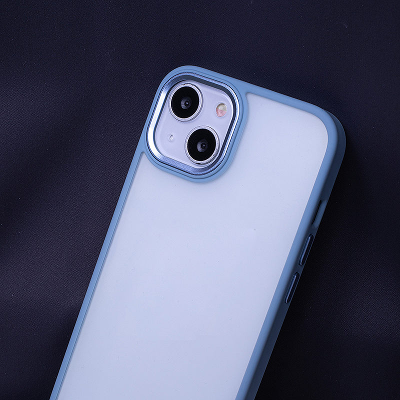 Satin Matt case for Samsung Galaxy S24 Plus blue - Billede 4