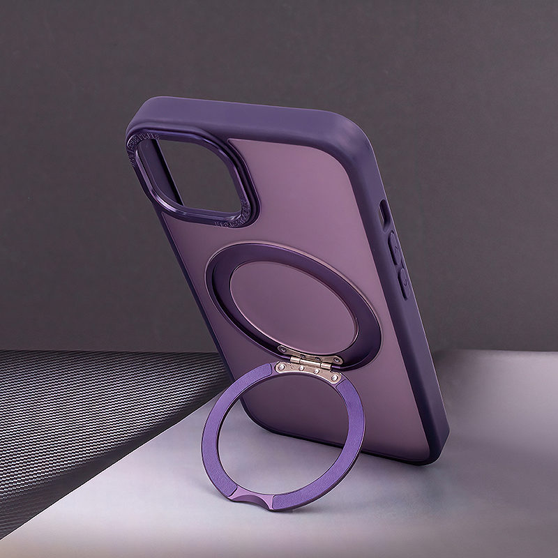 Mag Ring Rotating case for iPhone 13 6,1" purple - Billede 4