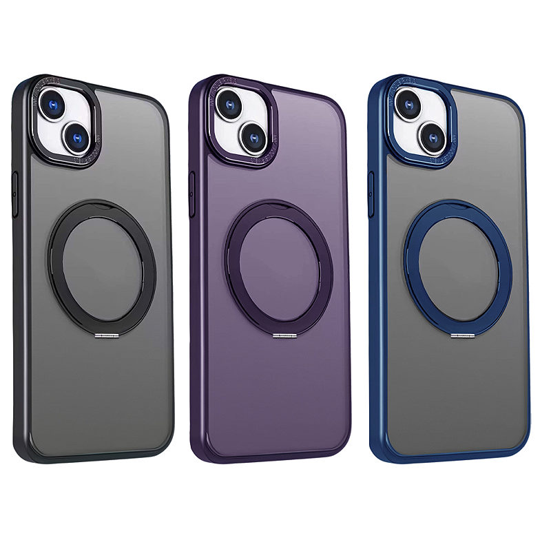 Mag Ring Rotating case for iPhone 14 Pro 6,1" navy blue - Billede 3