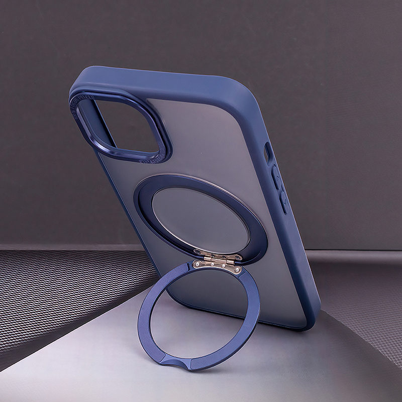 Mag Ring Rotating case for iPhone 14 Pro 6,1" navy blue - Billede 4