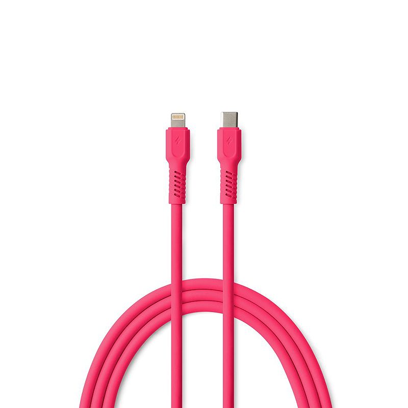 COLORUM cable USB-C - Lightning 1,8m 2,4A CK12-CL-02 xMagenta