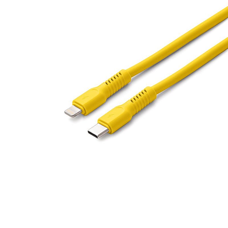 COLORUM cable USB-C - Lightning 1,8m 2,4A CK12-CL-05 xYellow - Billede 2