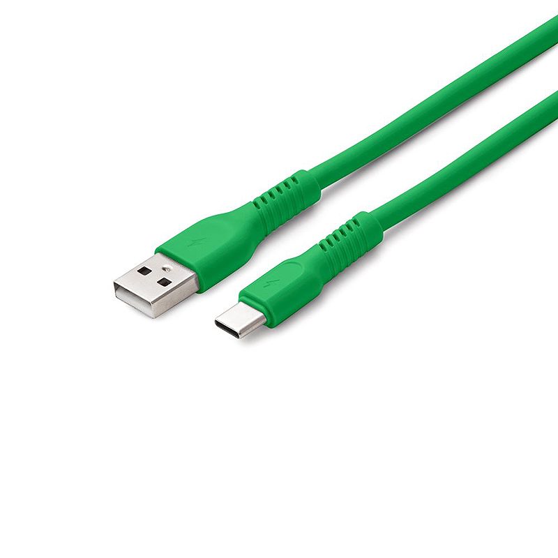 COLORUM cable USB-A - USB-C 1,8m 3A CK60-AC-04 xGreen - Billede 2
