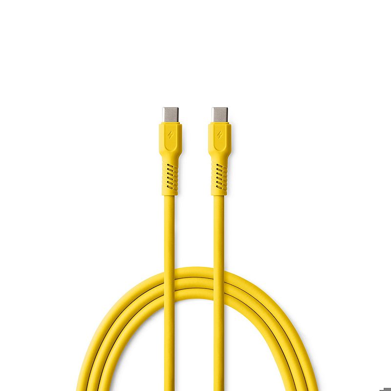 COLORUM cable USB-C - USB-C 1,8m 3A CK60-CC-05 xYellow - Billede 4