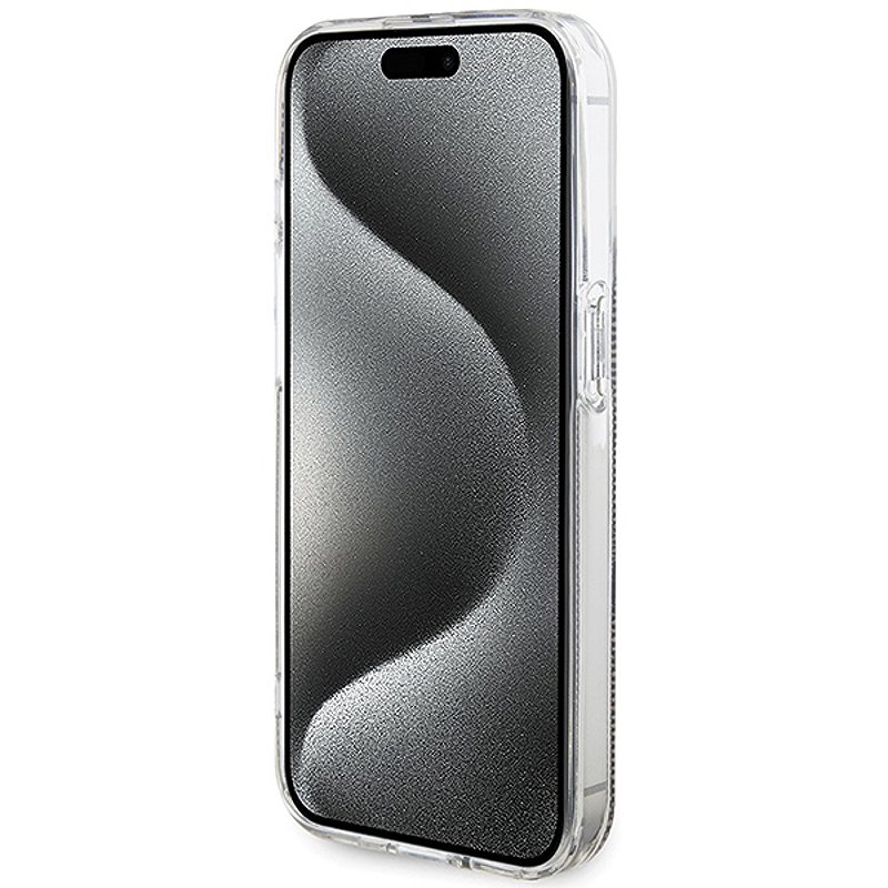Guess case for iPhone 15 Pro Max 6,7" GUHCP15XH4PSEGW brown HC IML 4G GOLD STRIPE - Billede 5