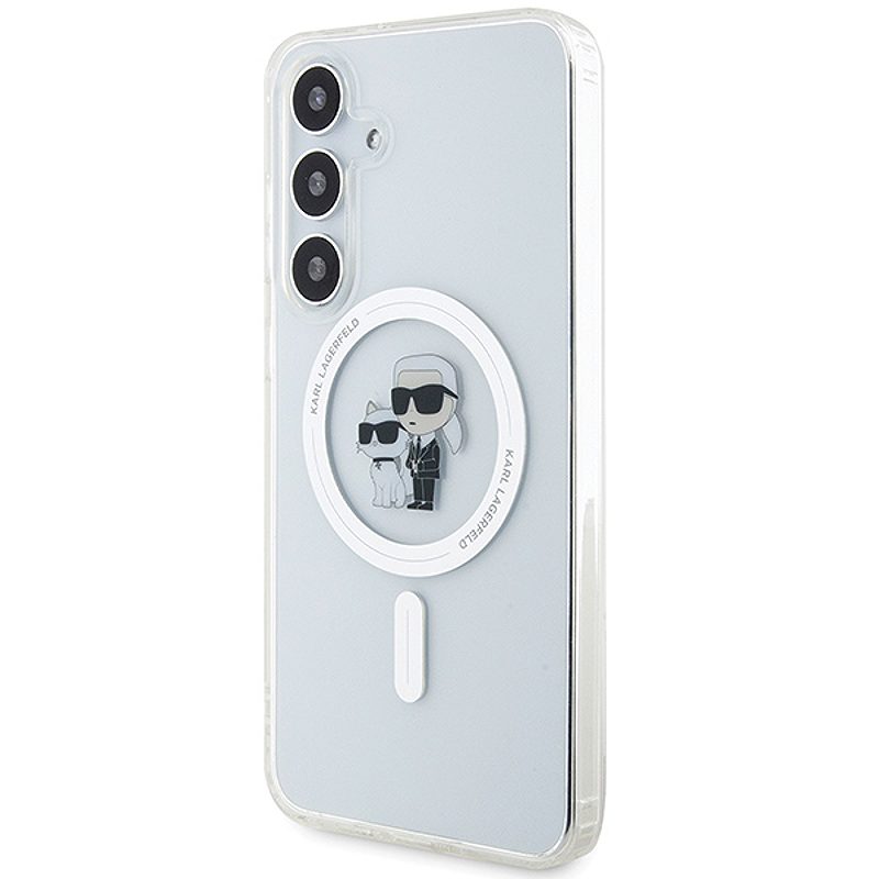 Karl Lagerfeld case for Samsung Galaxy S24 KLHMS24SHGKCNOT transparent HC MAGSAFE IML KC - Billede 2