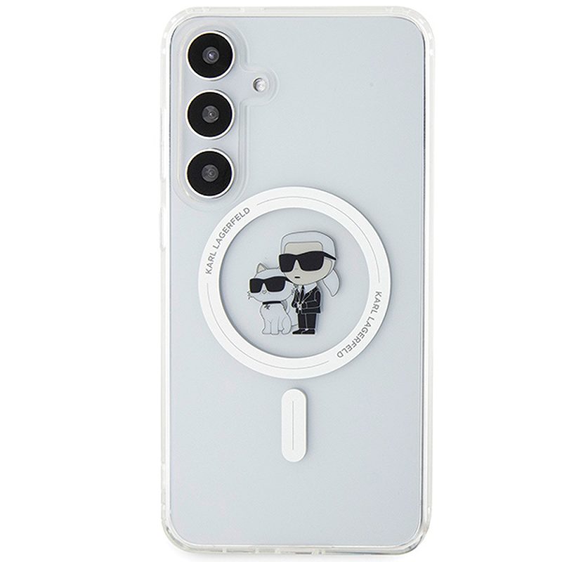 Karl Lagerfeld case for Samsung Galaxy S24 KLHMS24SHGKCNOT transparent HC MAGSAFE IML KC - Billede 3
