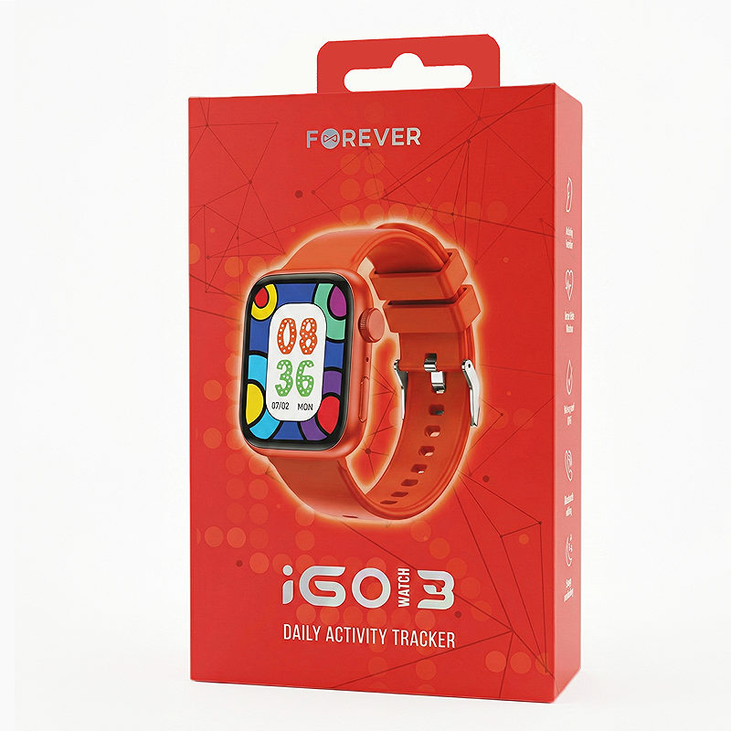 Forever smartwatch IGo Watch 3 JW-500 Red - Billede 4