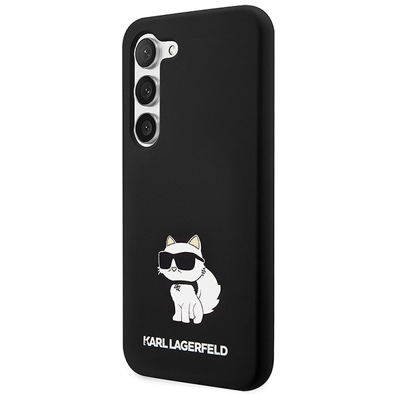 Karl Lagerfeld case for Samsung Galaxy S24 KLHCS24SSNCHBCK black HC SILICONE NFT CHOUPETTE - Billede 2