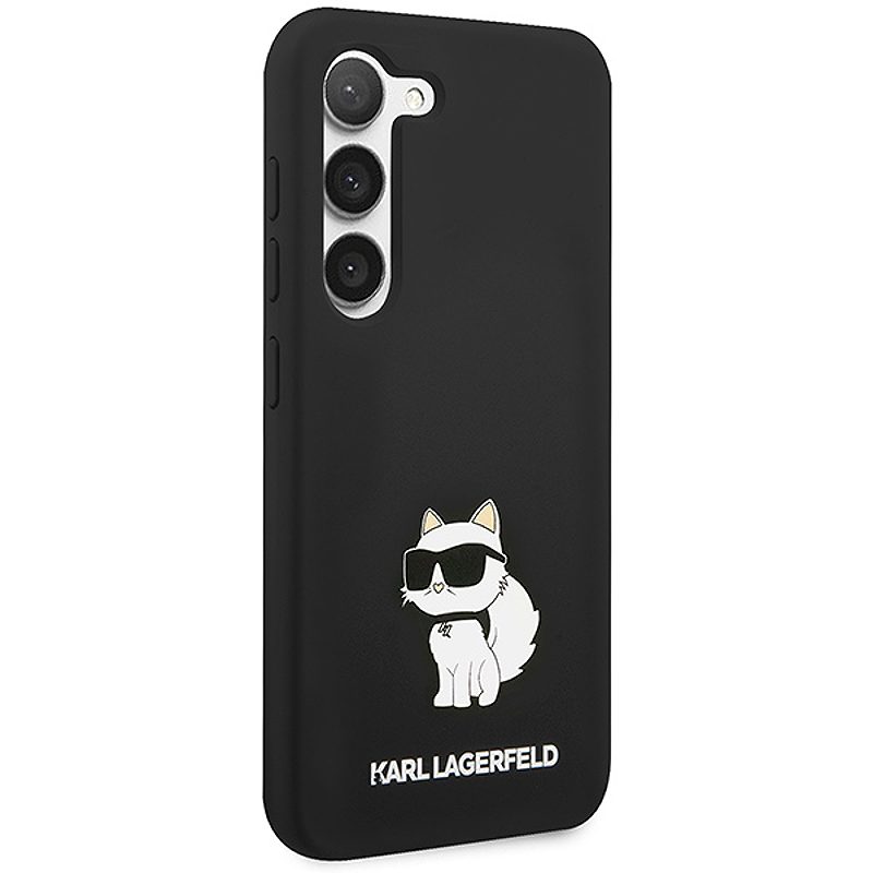 Karl Lagerfeld case for Samsung Galaxy S24 KLHCS24SSNCHBCK black HC SILICONE NFT CHOUPETTE - Billede 4