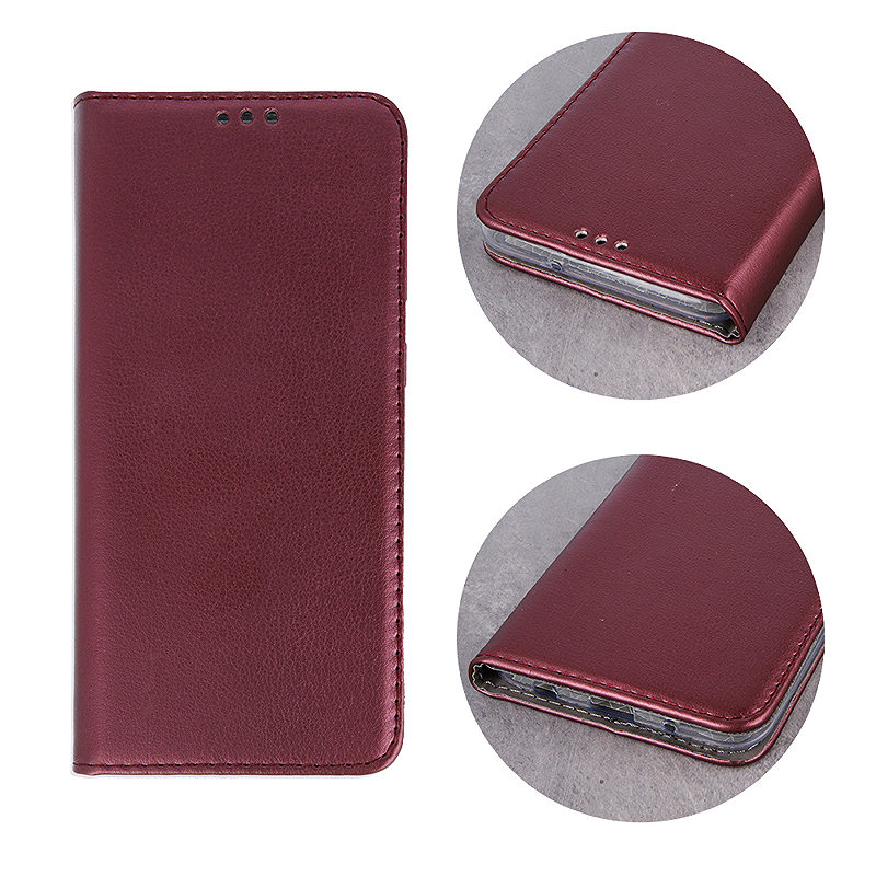 Smart Magnetic case for Xiaomi Redmi A3 4G (Global) burgundy - Billede 3