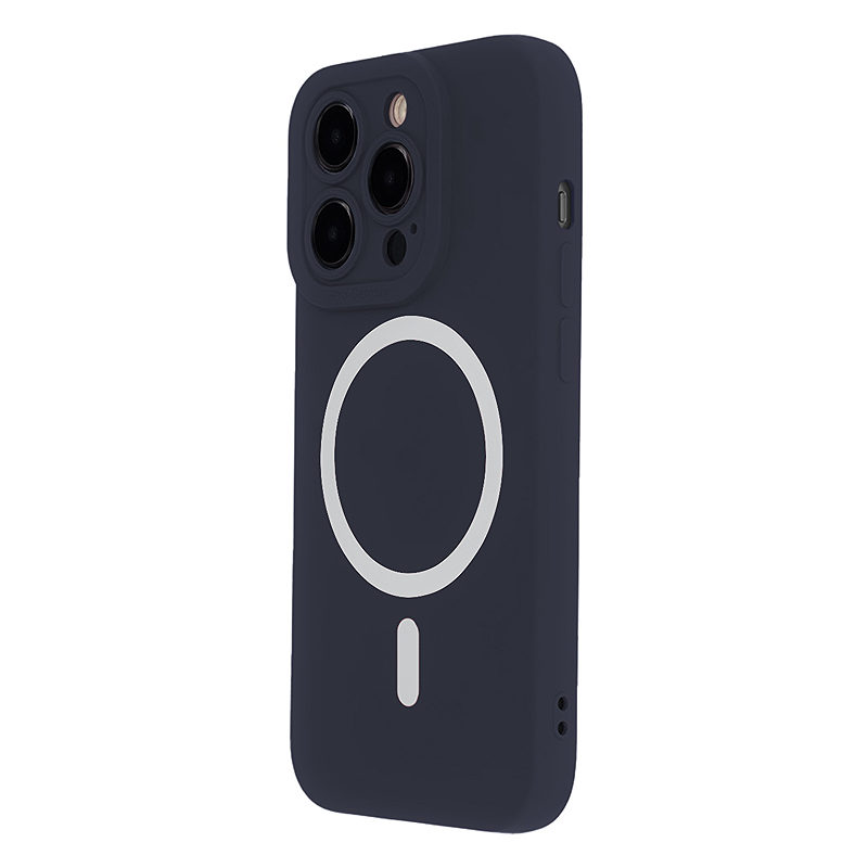 Silicon Soft Mag Case for iPhone 14 6,1" dark blue
