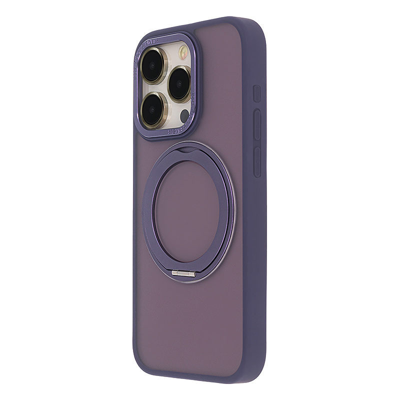 Secure Spinning Mag Case for iPhone 13 6,1" purple