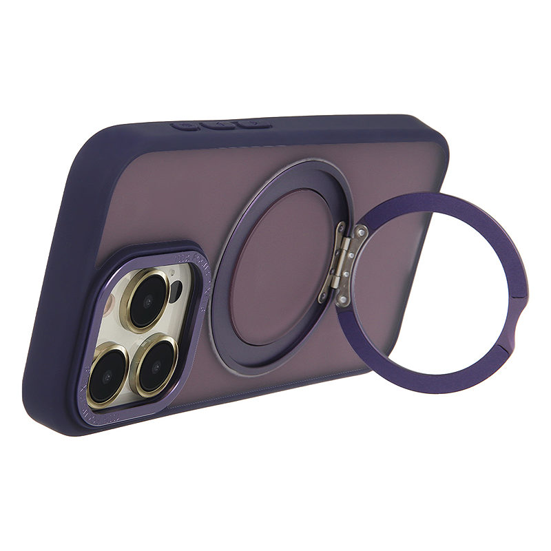 Secure Spinning Mag Case for iPhone 14 6,1" purple - Billede 3
