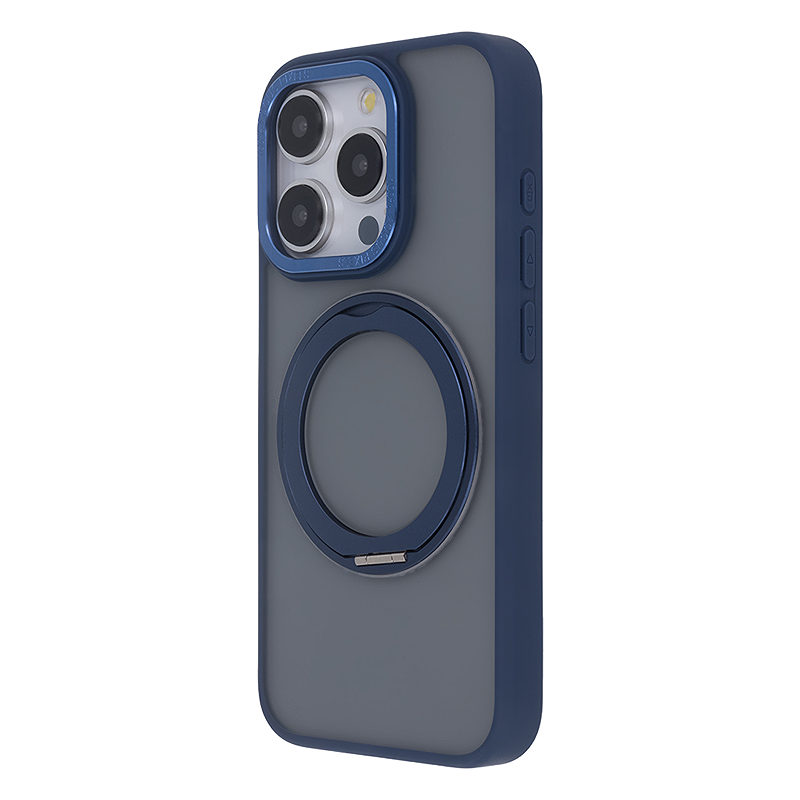 Secure Spinning Mag Case for iPhone 14 6,1" navy blue