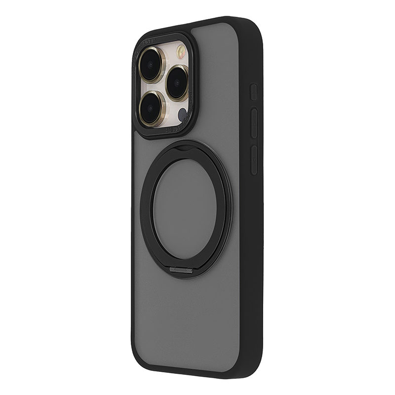 Secure Spinning Mag Case for iPhone 15 Pro 6,1" black