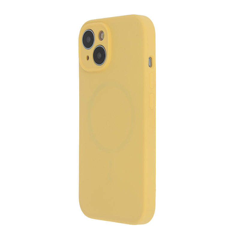 Soft Touch Mag Case for iPhone 15 Pro 6,1" pastel yellow