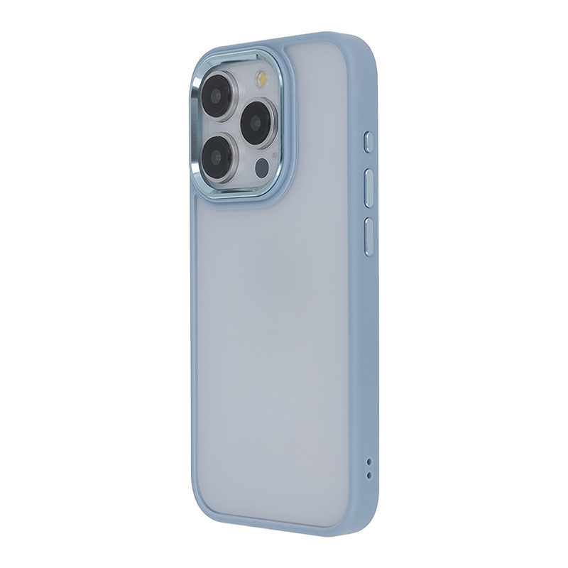 Satin Elegant Matt Case for iPhone 12 / 12 Pro 6,1" blue