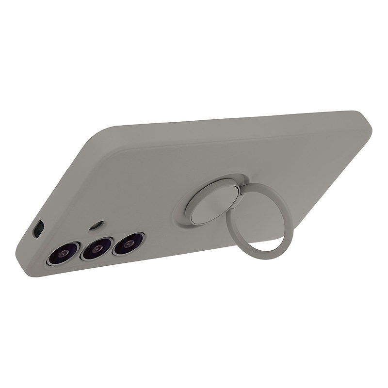 Finger Ring Case for Samsung Galaxy S24 light gray - Billede 3