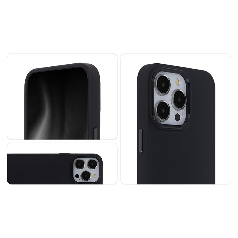 Satin Touch Case for Samsung Galaxy S24 Plus black - Billede 3