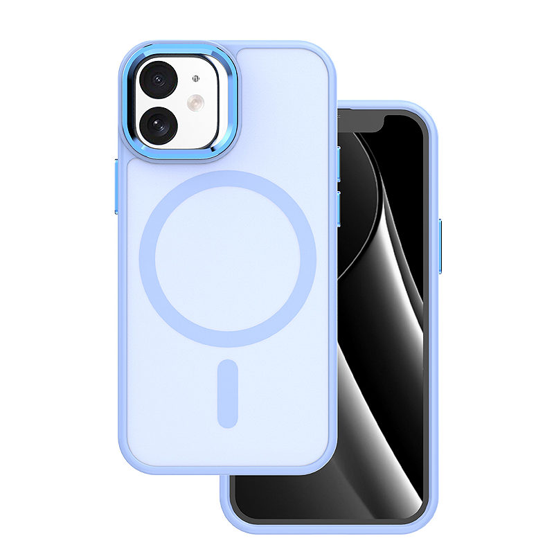 Frozen Mag case for iPhone 12 / 12 Pro 6,1" light blue