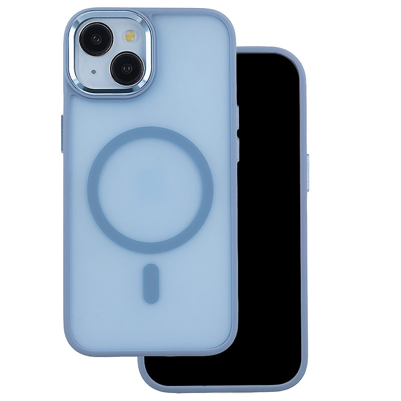 Frozen Mag case for iPhone 14 6,1" light blue - Billede 2