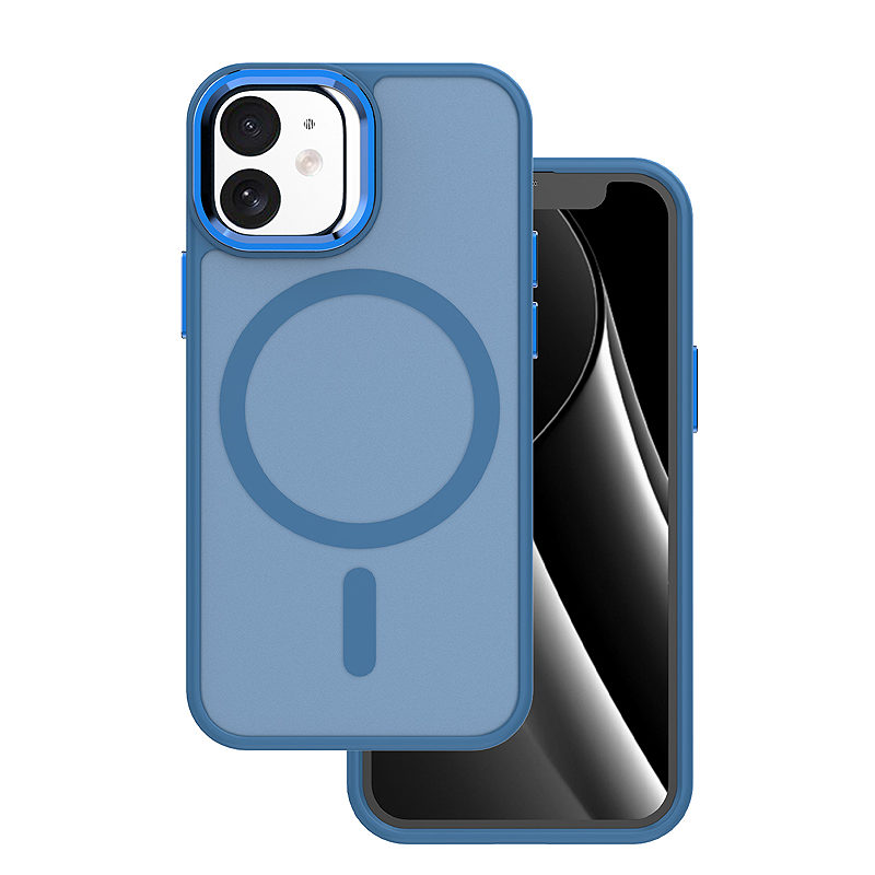 Frozen Mag case for iPhone 12 / 12 Pro 6,1" navy blue