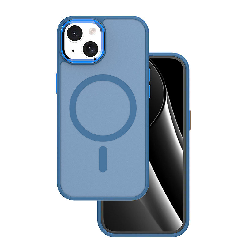 Frozen Mag case for iPhone 15 6,1" navy blue