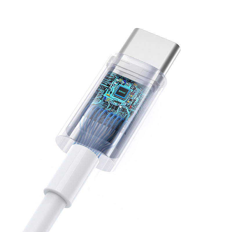 BWOO wired earphones HF175 USB-C digital interface white - Billede 2