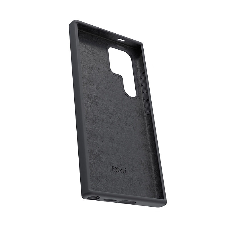 Etteri Silicone case for Samsung Galaxy S24 Ultra black - Billede 4
