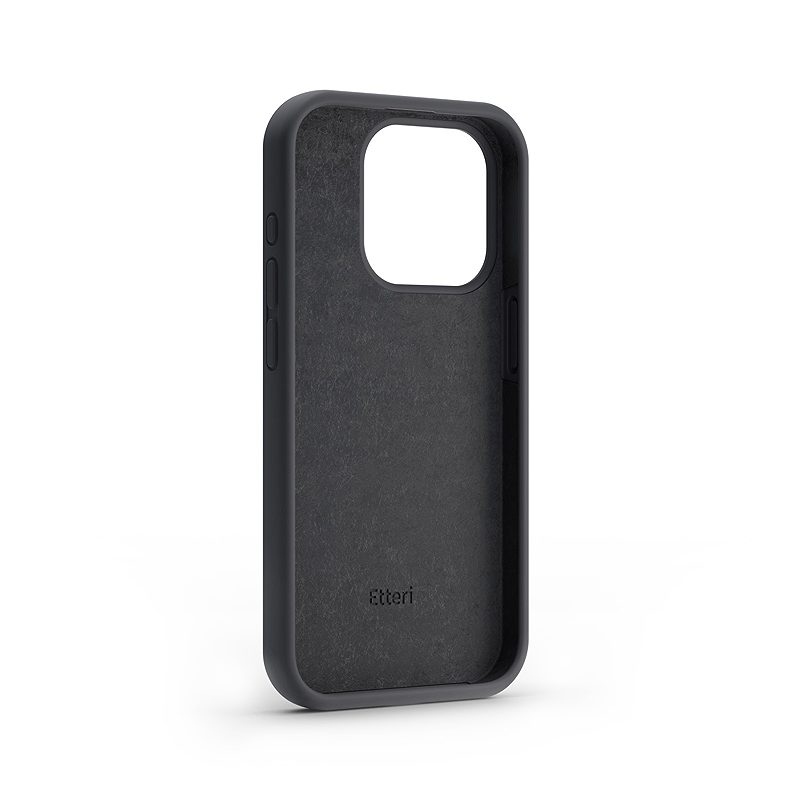 Etteri Silicone case for iPhone 15 Pro 6,1" black - Billede 2