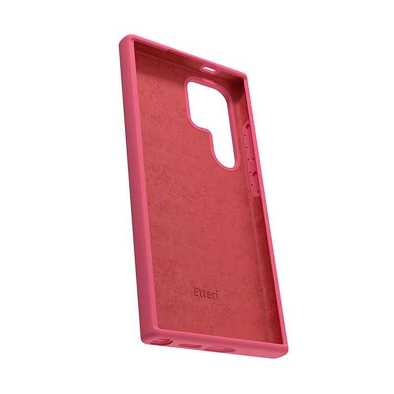 Etteri Silicone case for Samsung Galaxy S24 Ultra raspberry - Billede 4