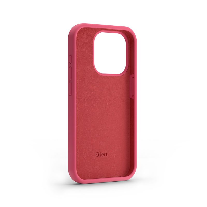 Etteri Silicone case for iPhone 15 Pro Max 6,7" raspberry - Billede 2
