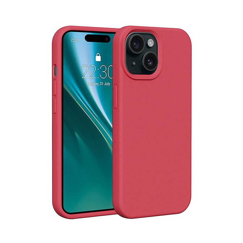 Etteri Silicone case for iPhone 11 raspberry