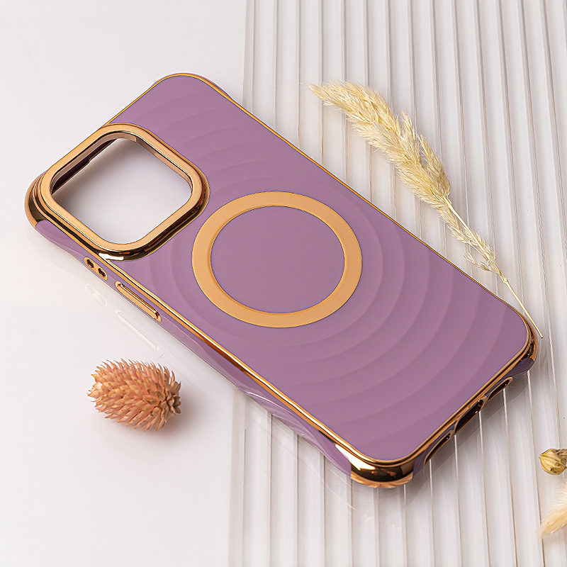 Circle Glam Mag case for iPhone 13 Pro 6,1" purple - Billede 5