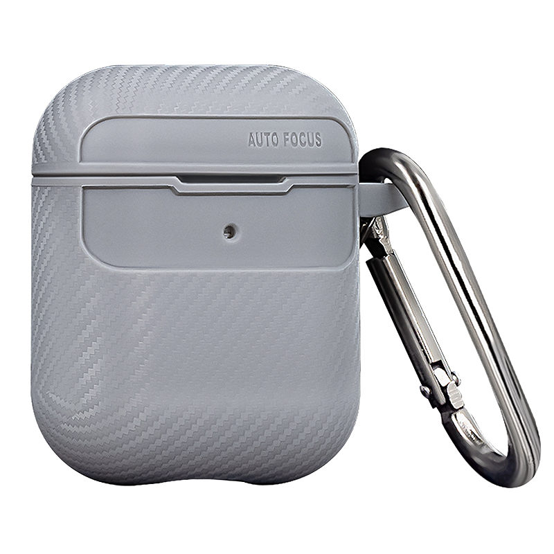 Carbon case for Airpods / Airpods 2 grey - Billede 4
