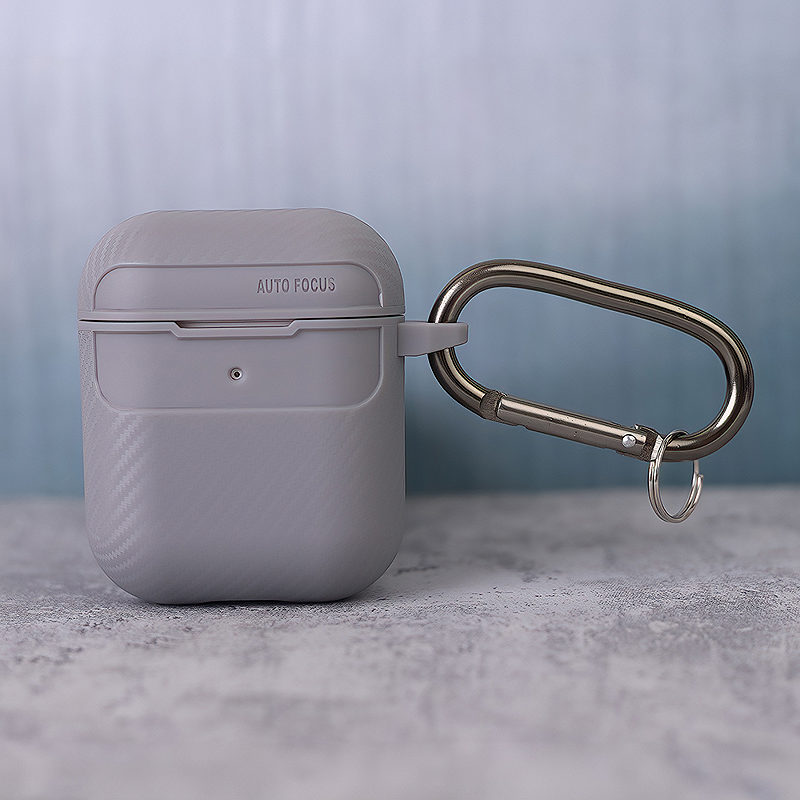 Carbon case for Airpods / Airpods 2 grey - Billede 5